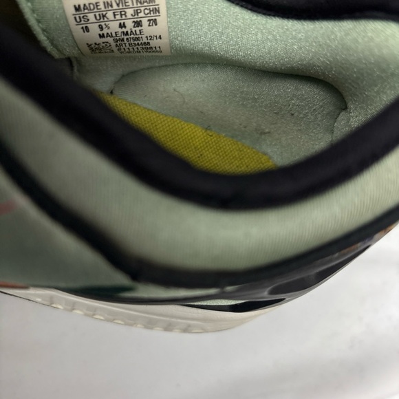 Adidas Originals Mens ZX FLUX NPS Blush Green Floral All Over Print Sneaker 10 - Picture 16 of 16